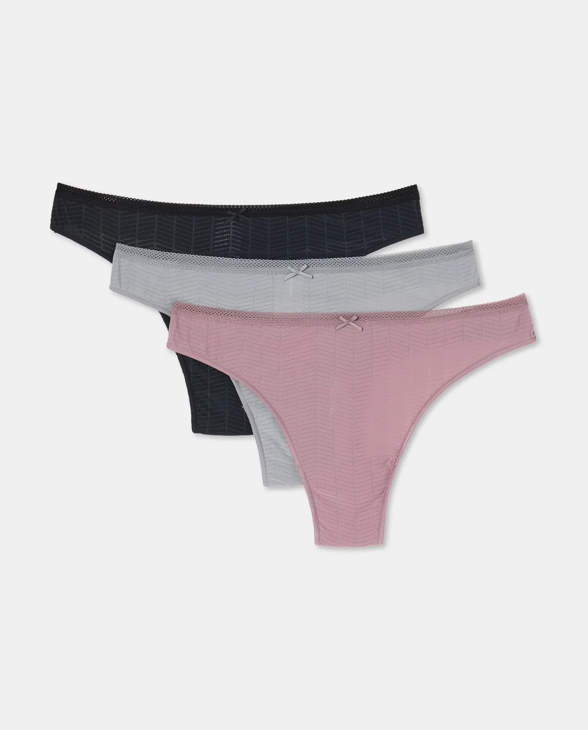 Набор из трех трусиков-танга из микрофибры Énfasis, черный
Набор из трех трусиков-танга из микрофибры Énfasis, черный