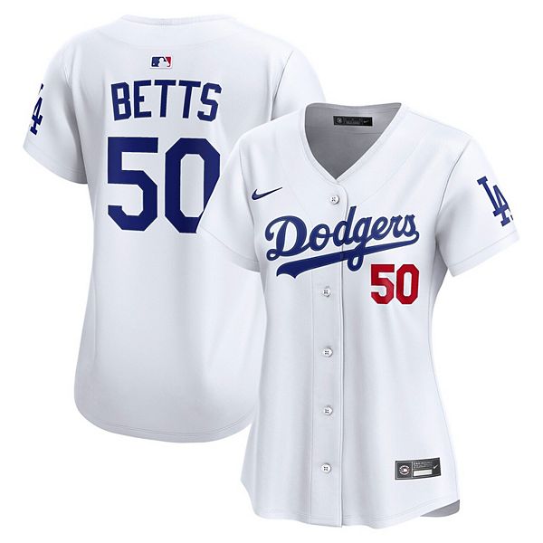 Женская белая домашняя лимитированная футболка Los Angeles Dodgers Mookie Betts Nike, Белый, Женская белая домашняя лимитированная футболка Los Angeles Dodgers Mookie Betts Nike
Женская белая домашняя лимитированная футболка Los Angeles Dodgers Mookie Betts Nike, Белый, Женская белая домашняя лимитированная футболка Los Angeles Dodgers Mookie Betts Nike