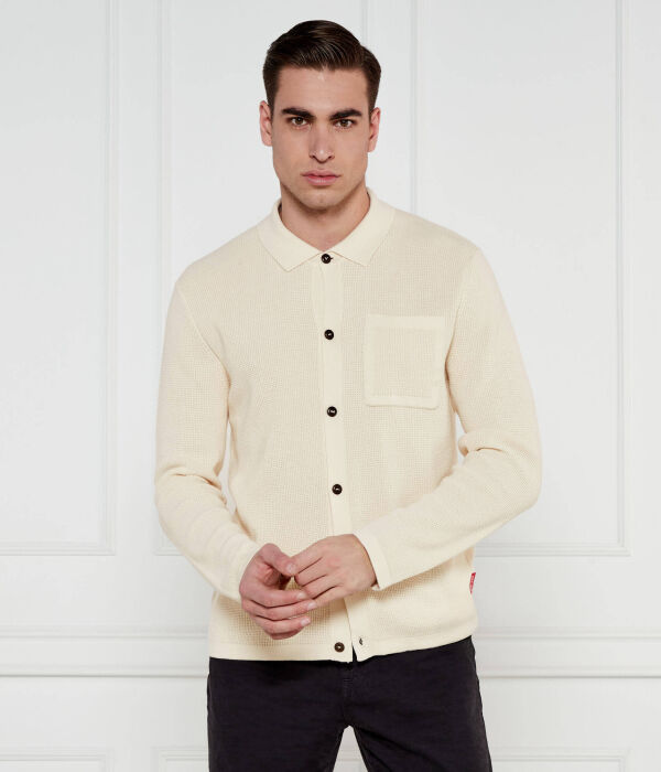 Кардиган Орлано Regular fit Joop! Jeans, экрю 
Кардиган Орлано Regular fit Joop! Jeans, экрю