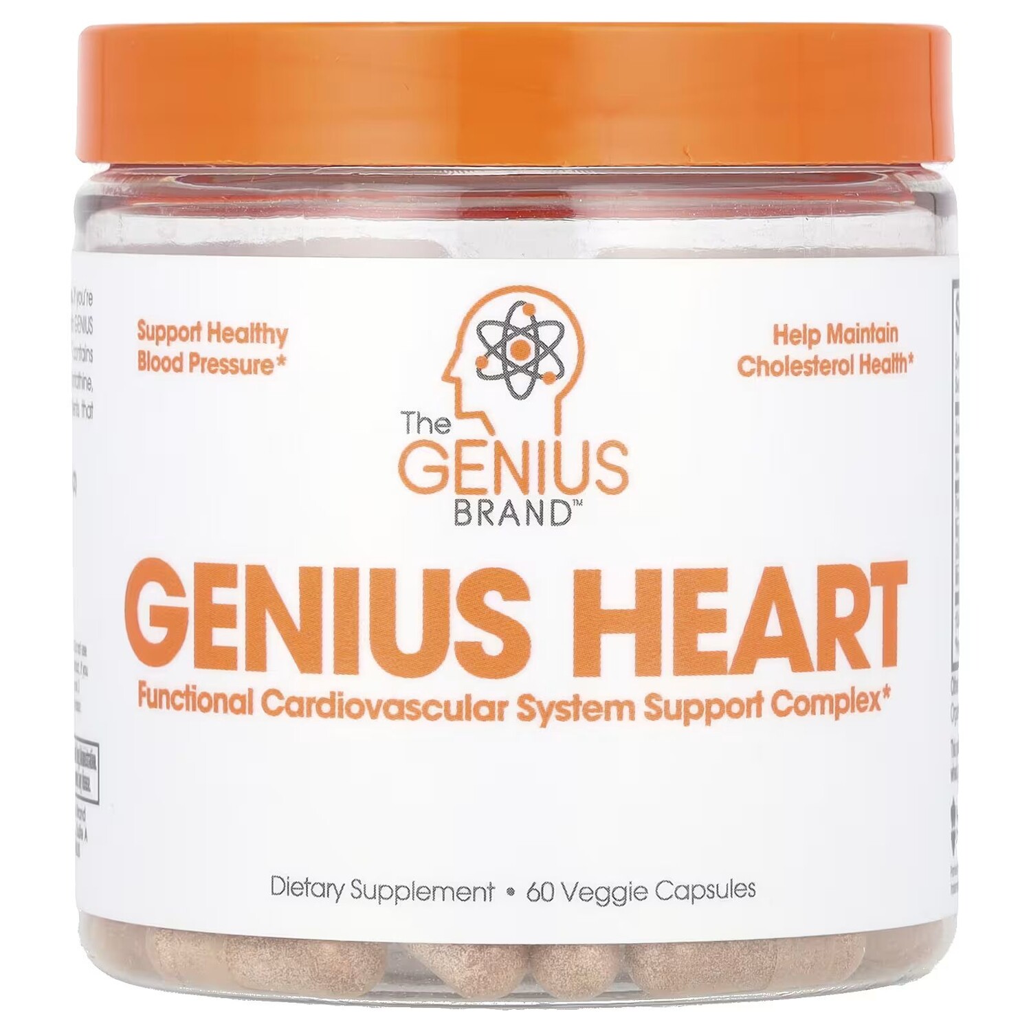 Genius Heart, 60 растительных капсул The Genius Brand
Genius Heart, 60 растительных капсул The Genius Brand