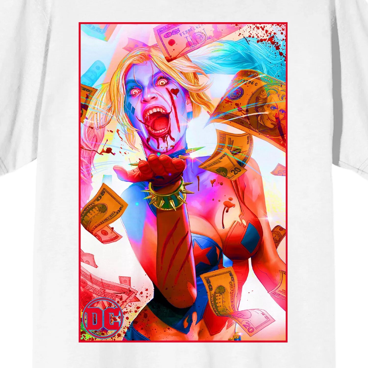 Мужская футболка с изображением Харли Квинн из комиксов DC Comics Licensed Character
Мужская футболка с изображением Харли Квинн из комиксов DC Comics Licensed Character