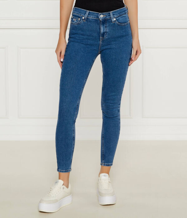 Джинсы женские Tommy Jeans Нора скинни короткие, синий
Джинсы женские Tommy Jeans Нора скинни короткие, синий