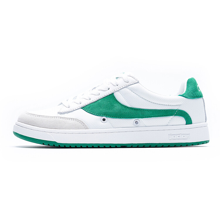 Кеды, скейтборд обувь унисекс низкий верх белый/зеленый Jaclar
Кеды, скейтборд обувь унисекс низкий верх белый/зеленый Jaclar