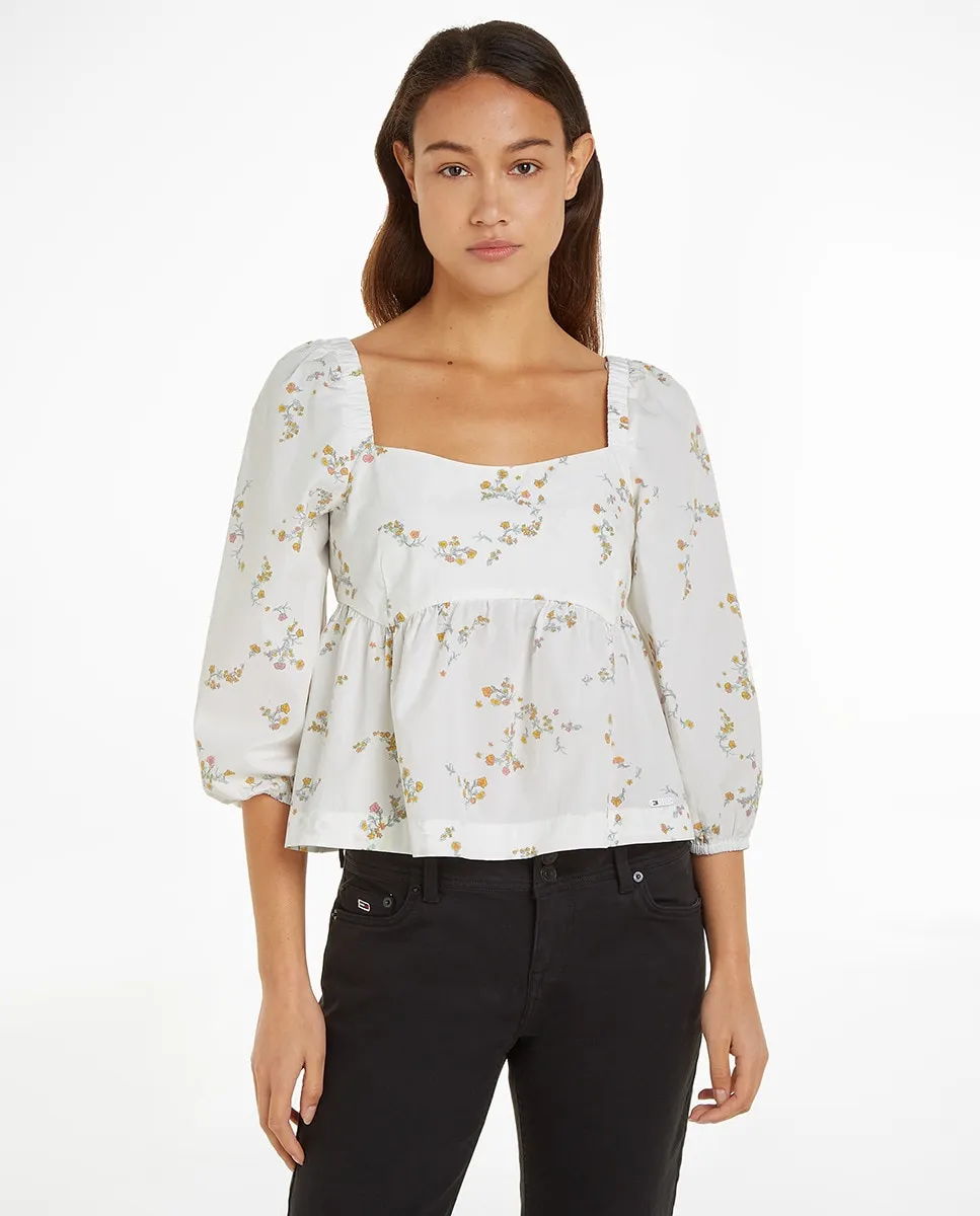 Женская блузка из поплина с длинным рукавом Tommy Jeans, белый
Женская блузка из поплина с длинным рукавом Tommy Jeans, белый