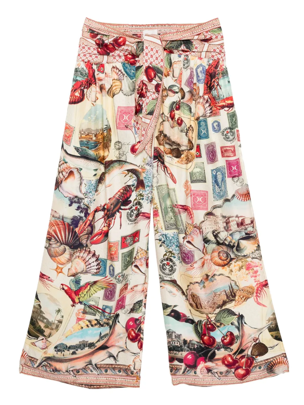 Широкие брюки Notes From The Road Camilla, нейтральный
Широкие брюки Notes From The Road Camilla, нейтральный