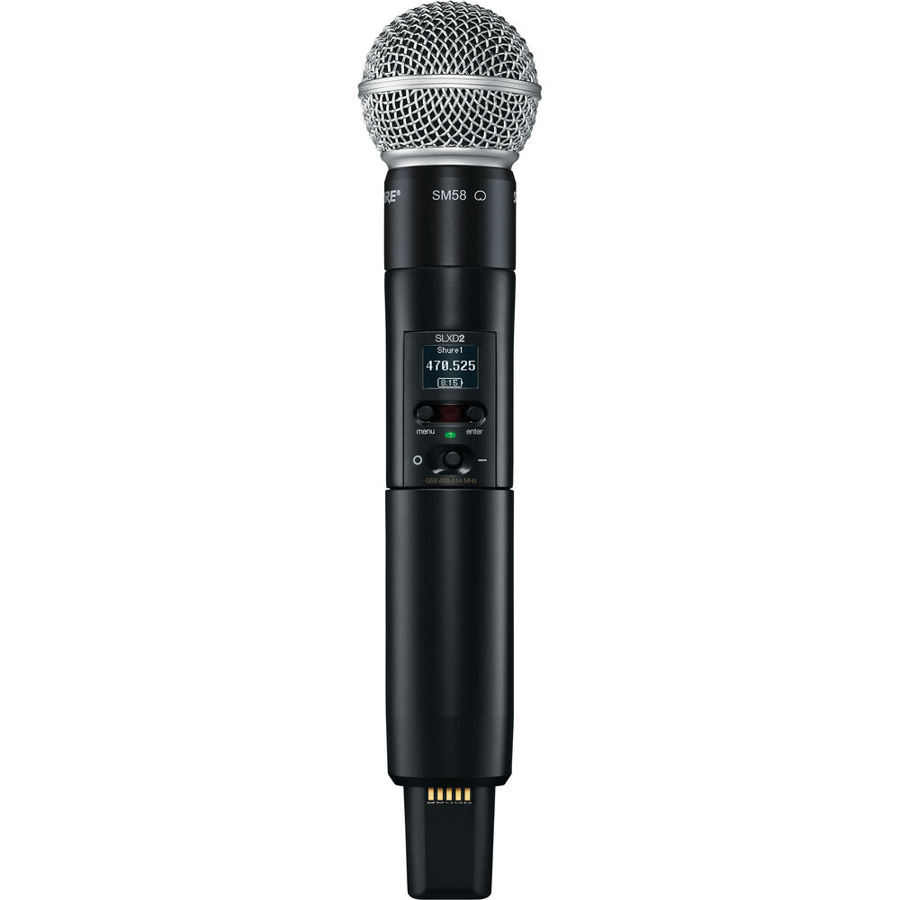 Беспроводной передатчик Shure SLXD2/SM58 Digital Wireless Handheld SLXD2/SM58-G58
Беспроводной передатчик Shure SLXD2/SM58 Digital Wireless Handheld SLXD2/SM58-G58