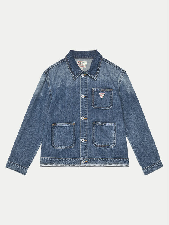 Джинсовая куртка стандартного кроя Guess, синий
Джинсовая куртка стандартного кроя Guess, синий