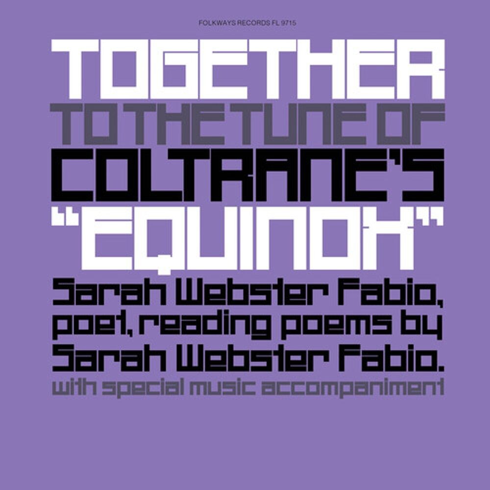 Виниловая пластинка LP Together To The Tune Of Coltrane's Equinox - Sarah Webster Fabio
Виниловая пластинка LP Together To The Tune Of Coltrane's Equinox - Sarah Webster Fabio
