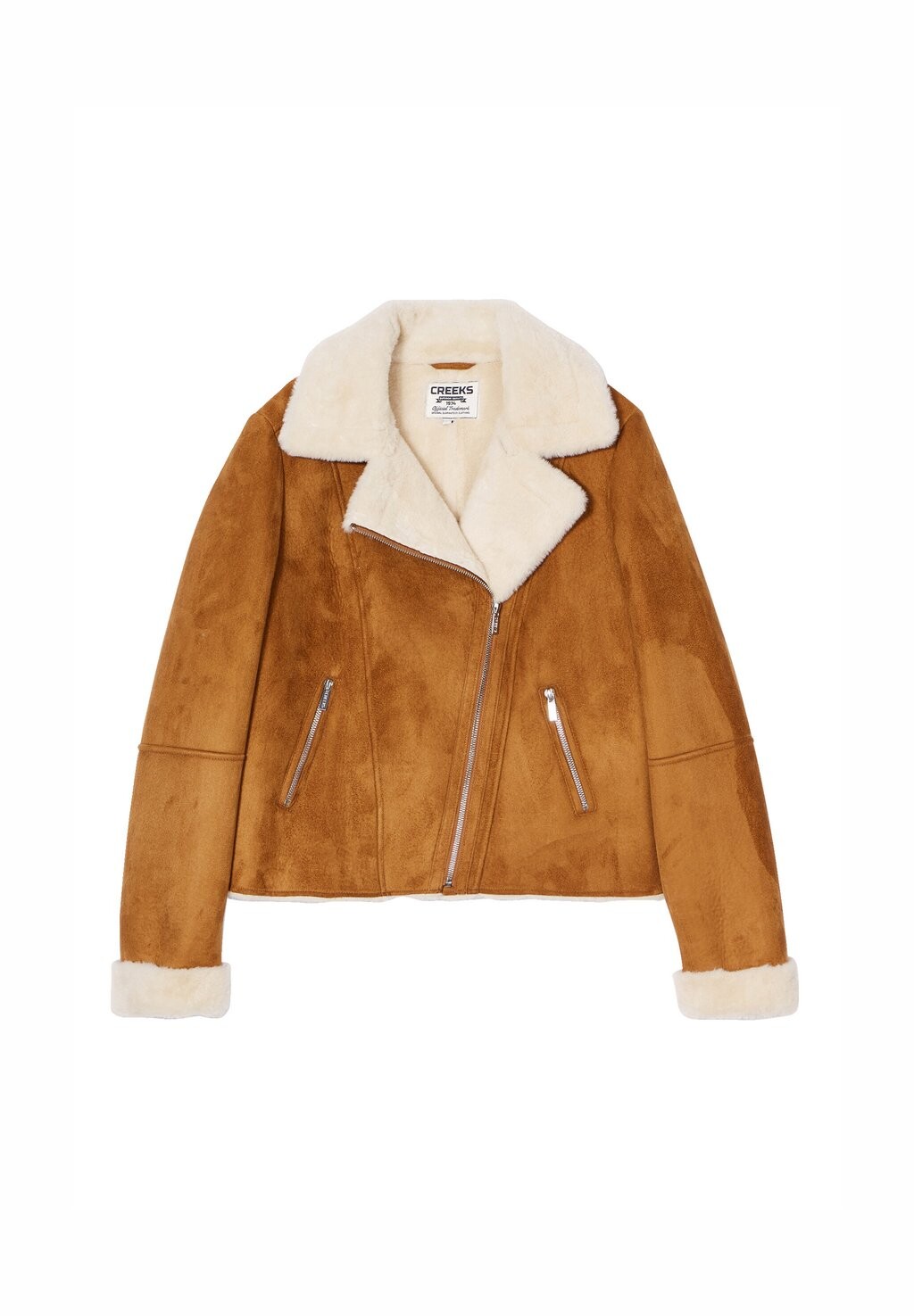 Куртка из искусственной кожи AMERICAN INSPIRATION FASHION COOL EASY MIT REISSVERSCHLUSS Creeks, коричневый 
Куртка из искусственной кожи AMERICAN INSPIRATION FASHION COOL EASY MIT REISSVERSCHLUSS Creeks, коричневый