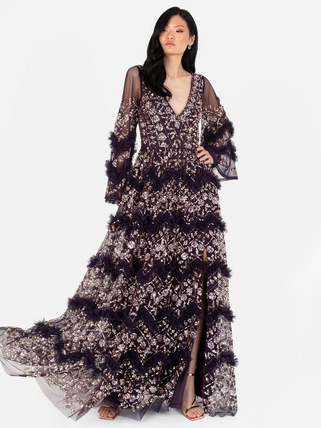 Украшенное оборками макси-платье Maya Deluxe, цвет Berry
Украшенное оборками макси-платье Maya Deluxe, цвет Berry