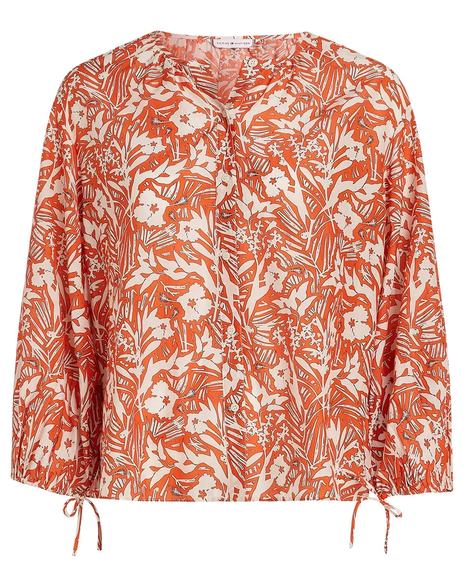 Женская блузка свободного кроя с круглым вырезом Tommy Hilfiger, оранжевый
Женская блузка свободного кроя с круглым вырезом Tommy Hilfiger, оранжевый