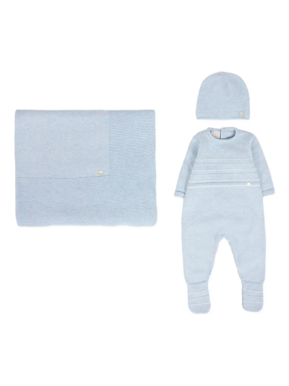 Комплект ползунков на пуговицах Paz Rodriguez, синий
Комплект ползунков на пуговицах Paz Rodriguez, синий