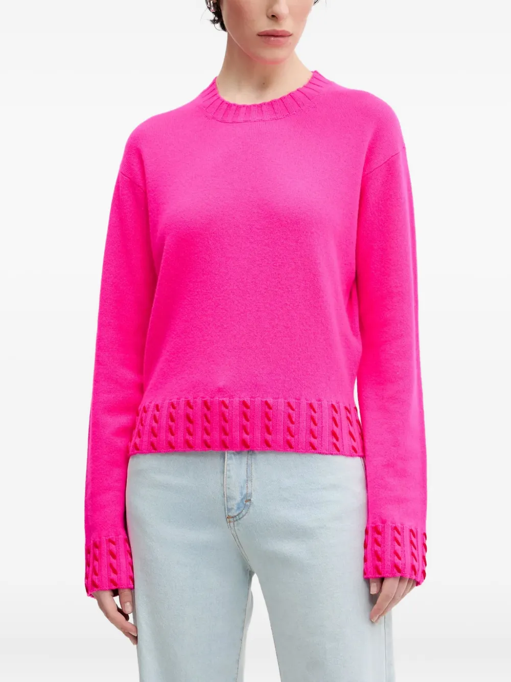 Свитер с круглым вырезом From Future, розовый
Свитер с круглым вырезом From Future, розовый