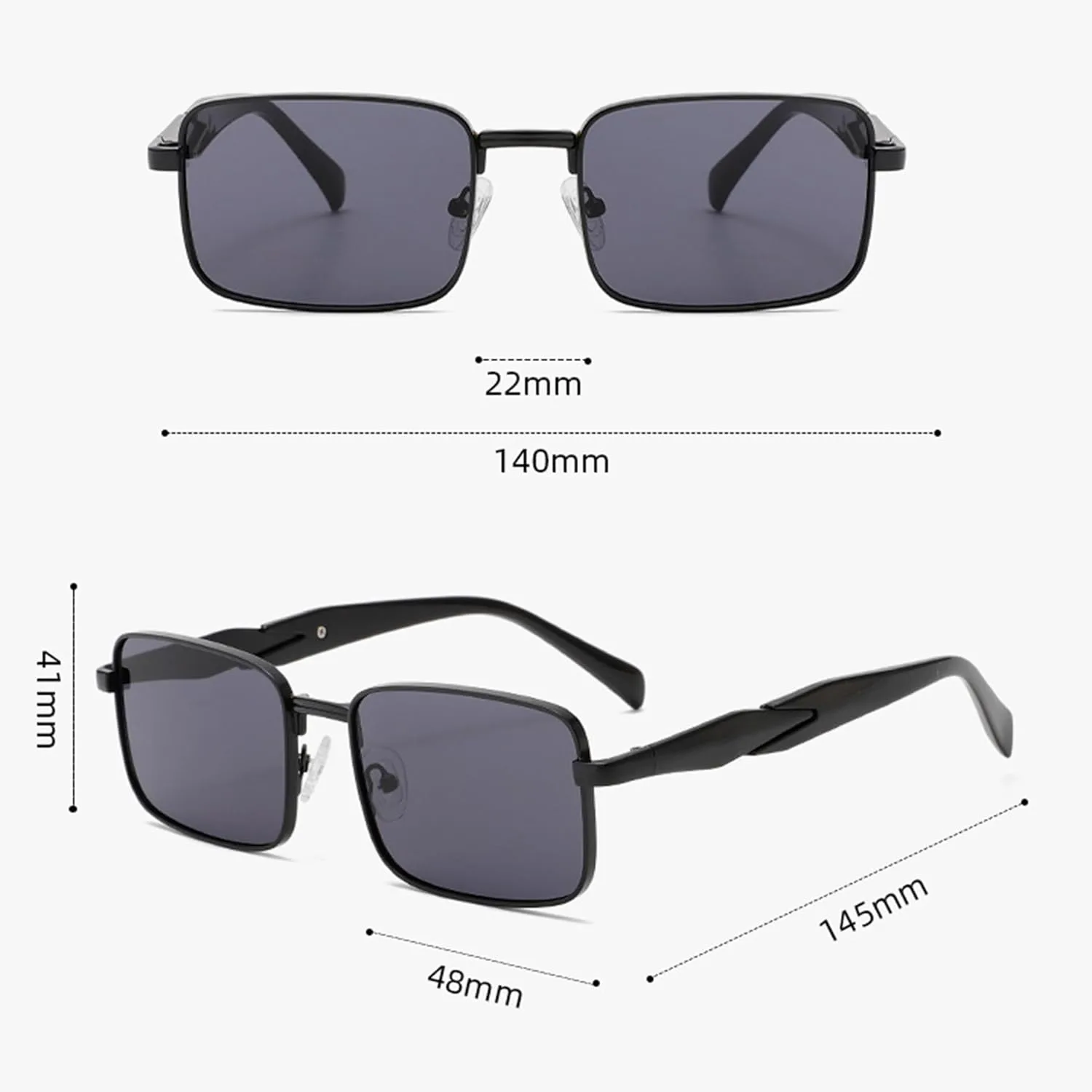 bullabulling Ретро модные прямоугольные солнцезащитные очки для женщин и мужчин, винтажные, модные квадратные очки, маленький размер, защита от УФ-излучения UV400, C1
bullabulling Ретро модные прямоугольные солнцезащитные очки для женщин и мужчин, винтажные, модные квадратные очки, маленький размер, защита от УФ-излучения UV400, C1