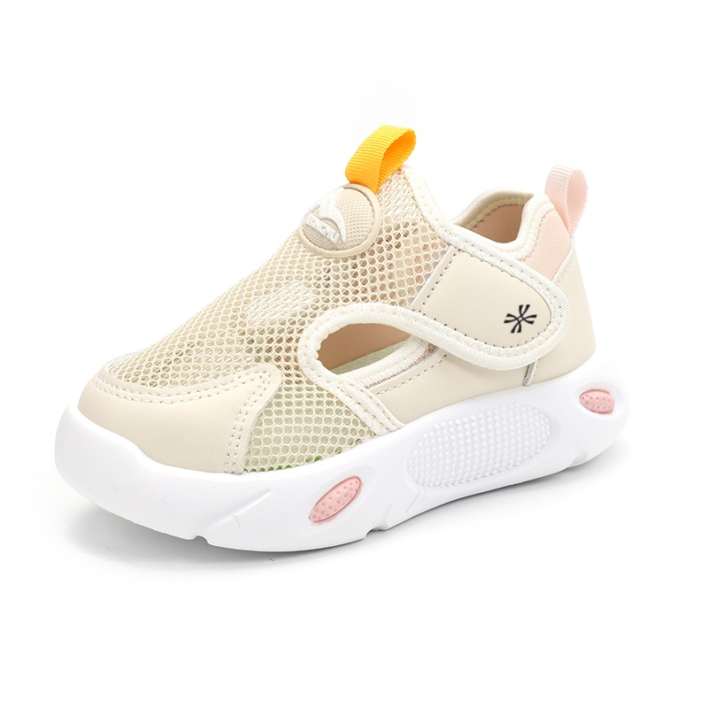 Дышащие низкие детские сандалии для детей YUZHAOLIN, бежевый 
Дышащие низкие детские сандалии для детей YUZHAOLIN, бежевый