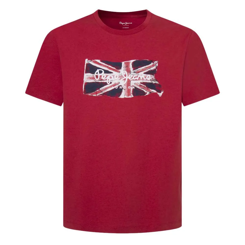 Футболка Pepe Jeans Clag, красный 
Футболка Pepe Jeans Clag, красный