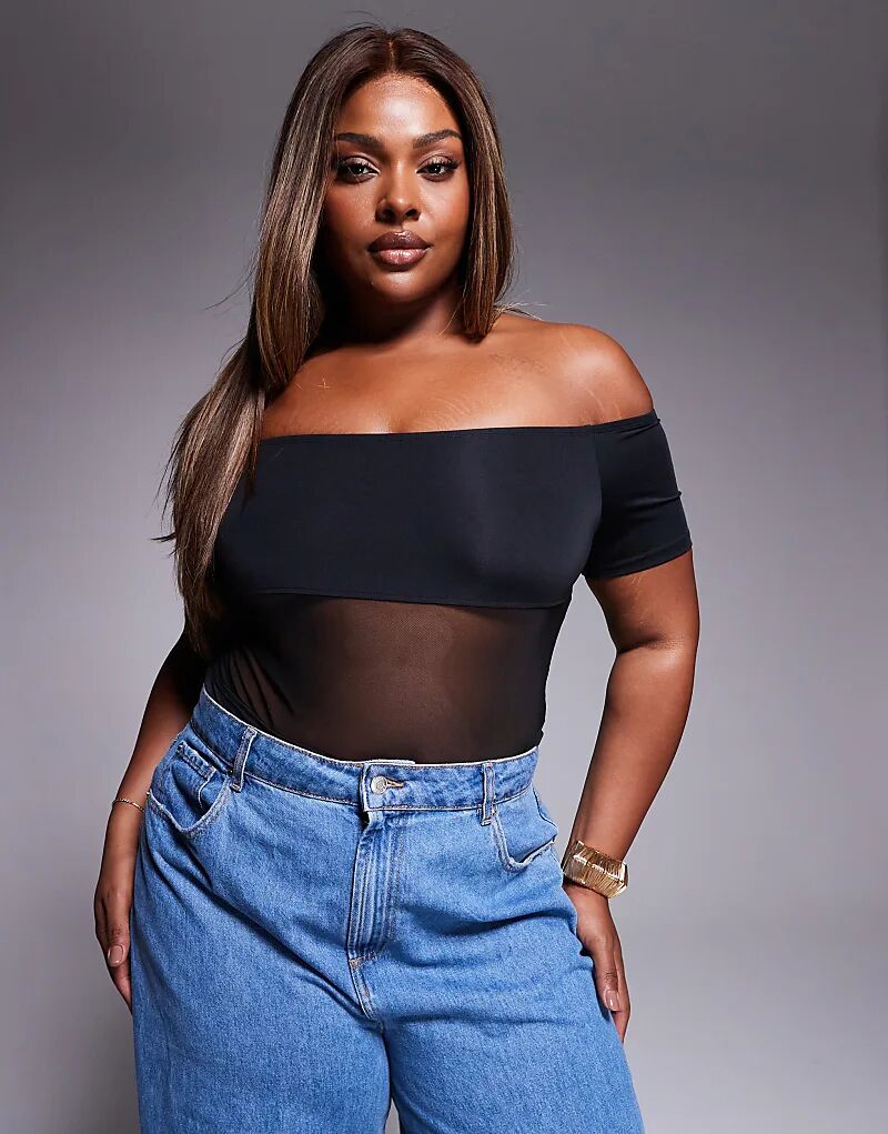 Боди с сетчатыми вставками и облегающим лифом ASOS DESIGN Curve черного цвета Asos Curve
Боди с сетчатыми вставками и облегающим лифом ASOS DESIGN Curve черного цвета Asos Curve