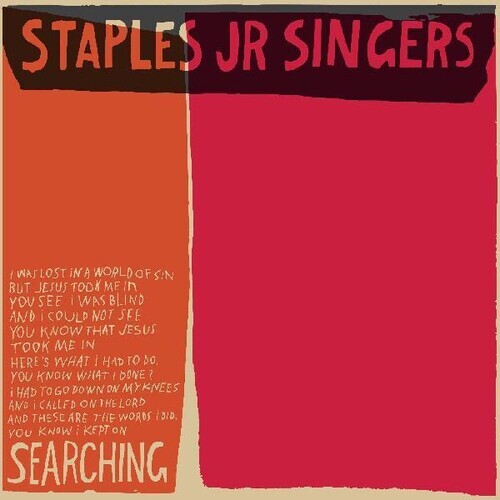 Виниловая пластинка Staples Jr. Singers: Searching
Виниловая пластинка Staples Jr. Singers: Searching