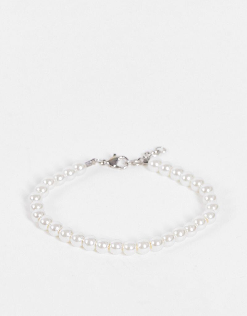 Браслет из белого искусственного стеклянного бусин ASOS DESIGN диаметром 6 мм
Браслет из белого искусственного стеклянного бусин ASOS DESIGN диаметром 6 мм