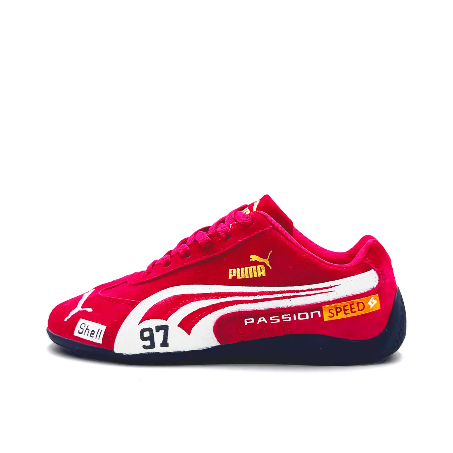 Speedcat Go низкие гоночные ботинки унисекс PUMA, красный
Speedcat Go низкие гоночные ботинки унисекс PUMA, красный