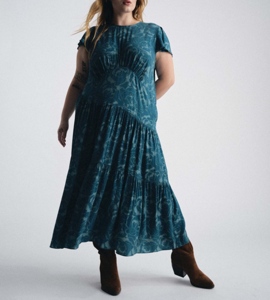 Женское платье Mariella из эластичного купро Universal Standard, Rose print in deep teal
Женское платье Mariella из эластичного купро Universal Standard, Rose print in deep teal