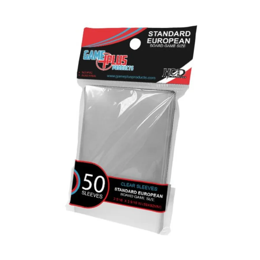 Стандартный европейский размер — размер настольной игры (50), Card Sleeves (Game Plus Products)
Стандартный европейский размер — размер настольной игры (50), Card Sleeves (Game Plus Products)