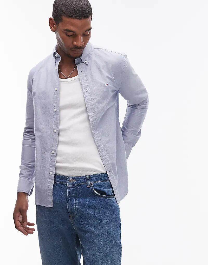 Tommy Hilfiger – Рубашка Oxford Retro светло-голубого цвета 
Tommy Hilfiger – Рубашка Oxford Retro светло-голубого цвета