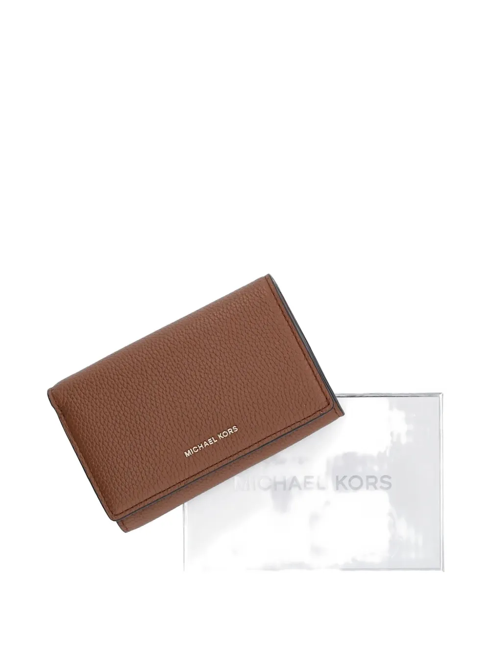 Кошелек из тисненой кожи Michael Michael Kors, коричневый
Кошелек из тисненой кожи Michael Michael Kors, коричневый