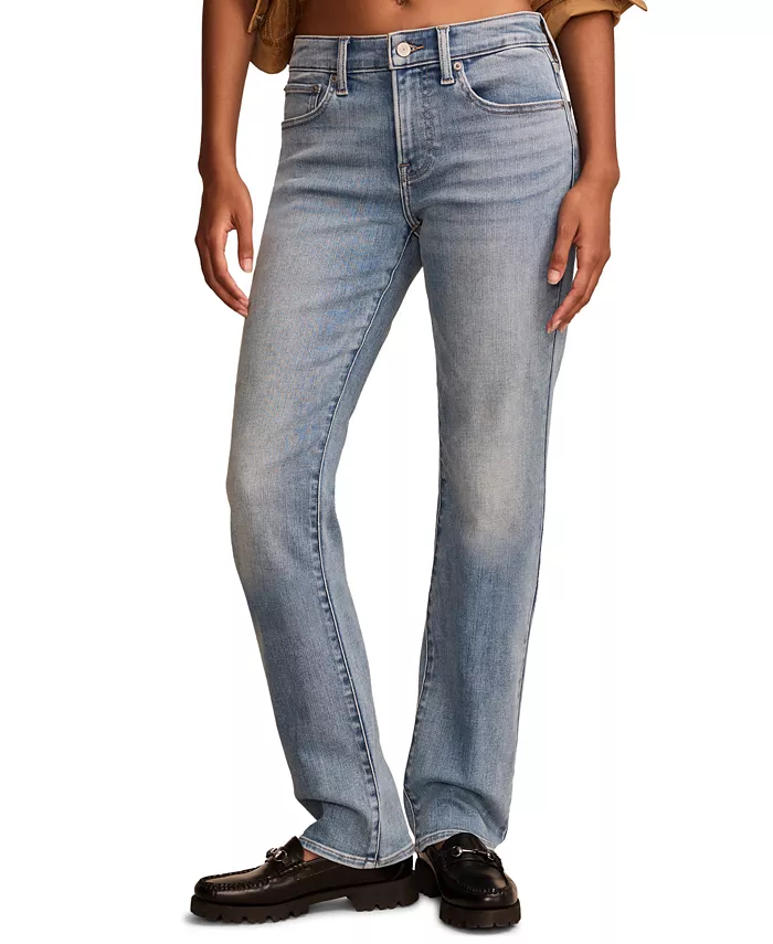 Женские джинсы Curvy Straight со средней посадкой Lucky Brand, синий
Женские джинсы Curvy Straight со средней посадкой Lucky Brand, синий