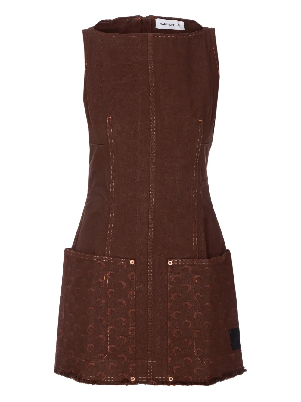 Платье Moon с логотипом Marine Serre, коричневый
Платье Moon с логотипом Marine Serre, коричневый