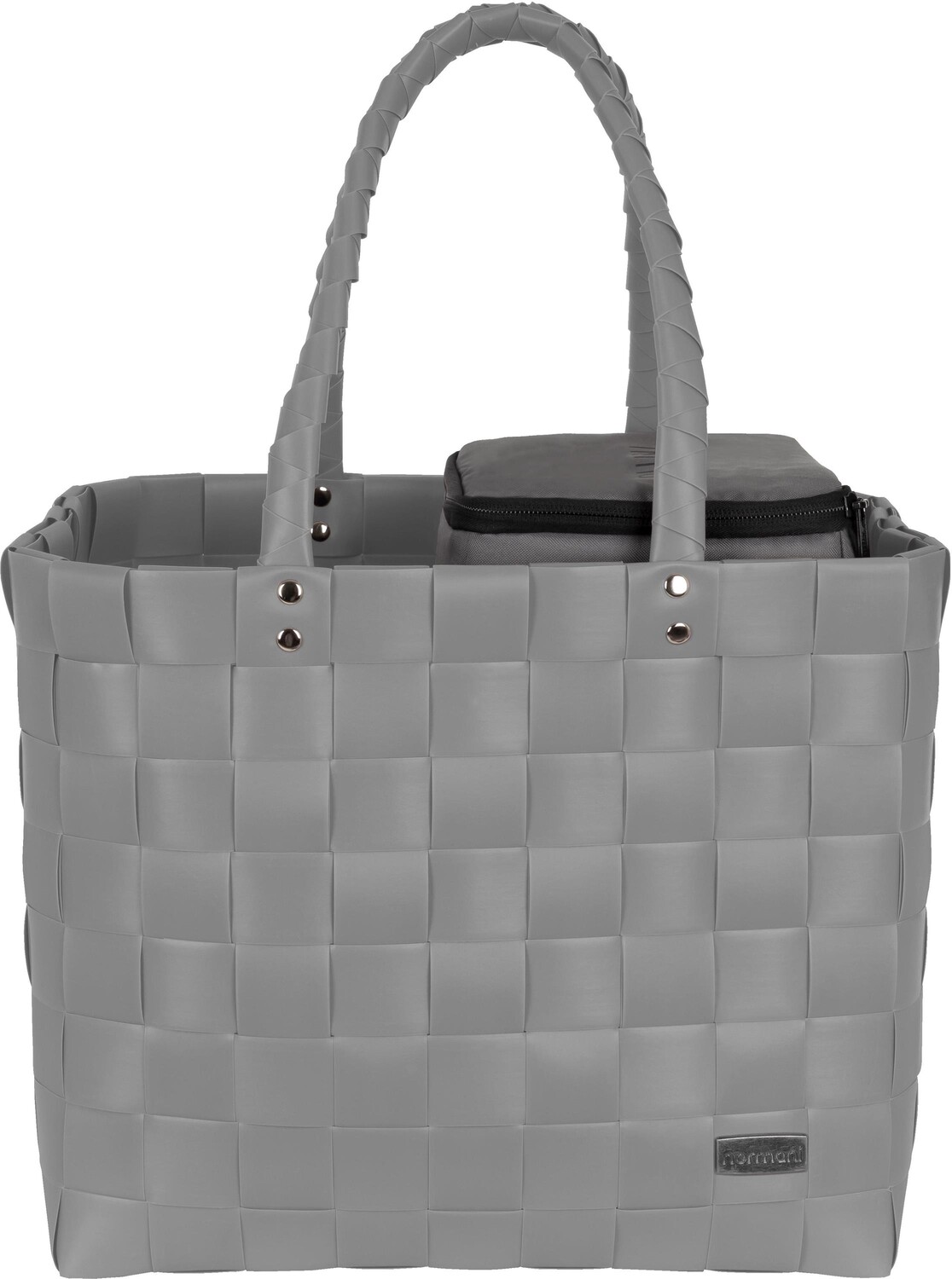 Сумка шоппер normani Flechtkorb mit kleiner Kühltasche, антрацит
Сумка шоппер normani Flechtkorb mit kleiner Kühltasche, антрацит