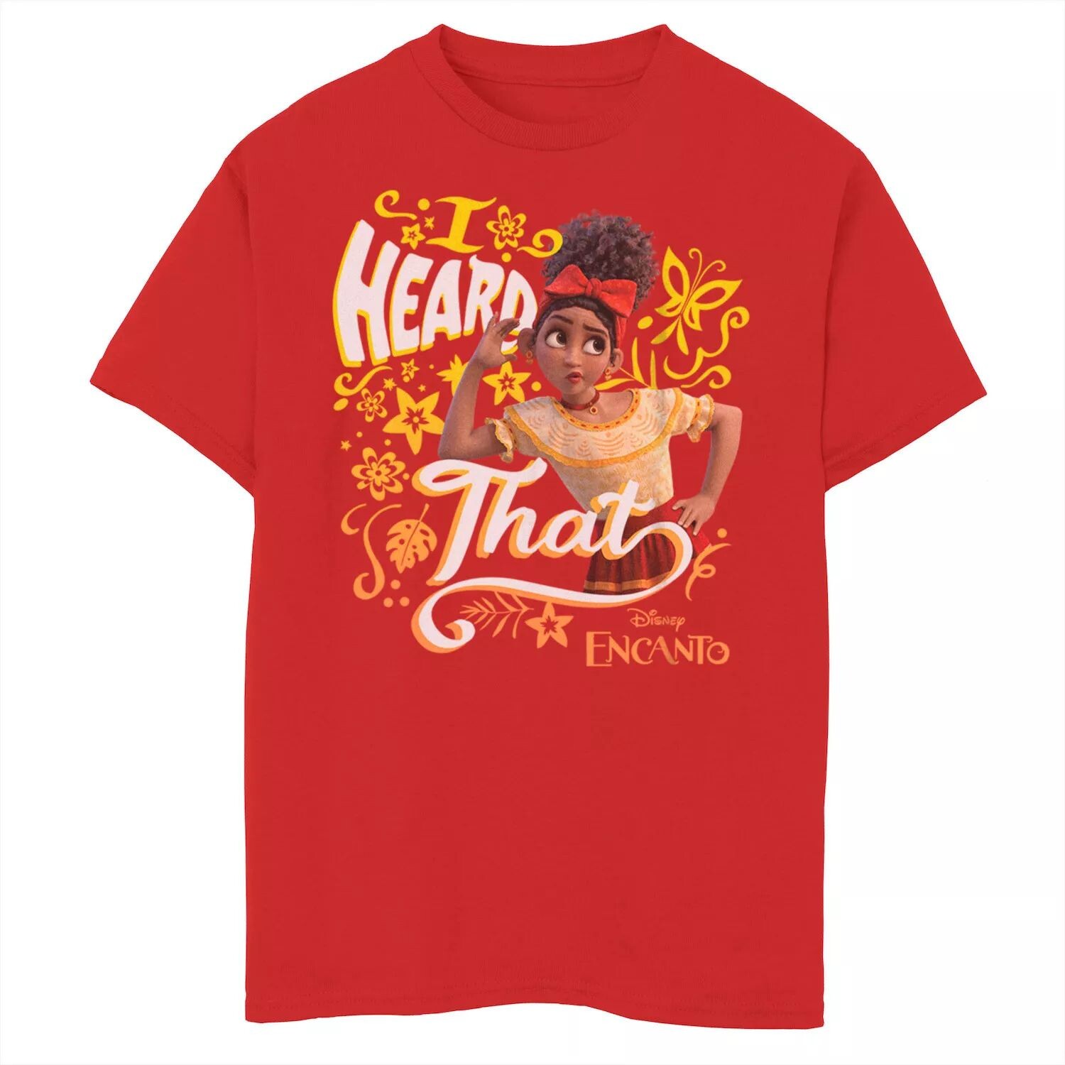 Футболка Disney Encanto Dolores для мальчиков 8–20 лет с рисунком «Я слышал это» Disney
Футболка Disney Encanto Dolores для мальчиков 8–20 лет с рисунком «Я слышал это» Disney