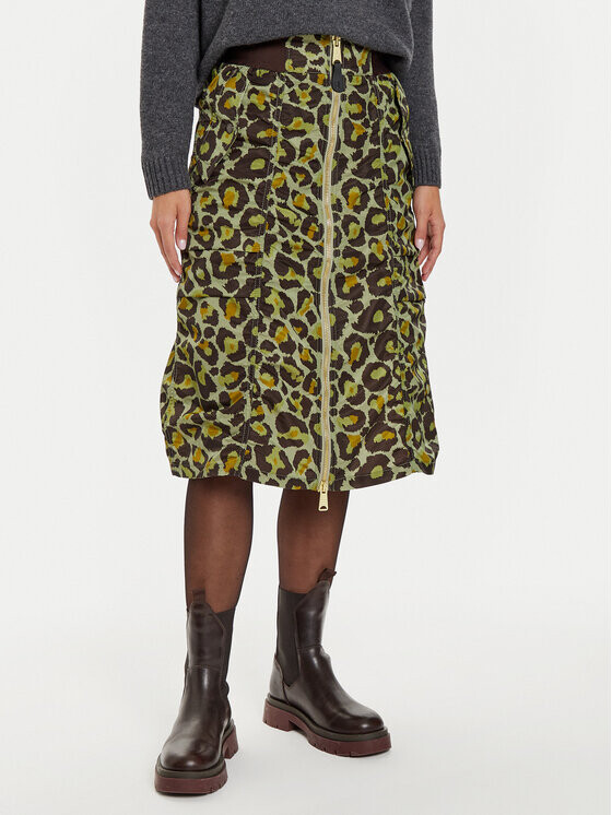 Юбка миди стандартного кроя Alpha Industries, зеленый 
Юбка миди стандартного кроя Alpha Industries, зеленый