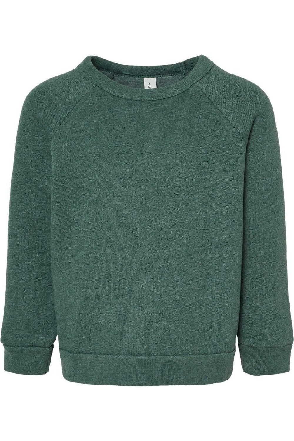 Толстовка реглан из флисовой губки для малышей BELLA + CANVAS, цвет heather forest
Толстовка реглан из флисовой губки для малышей BELLA + CANVAS, цвет heather forest