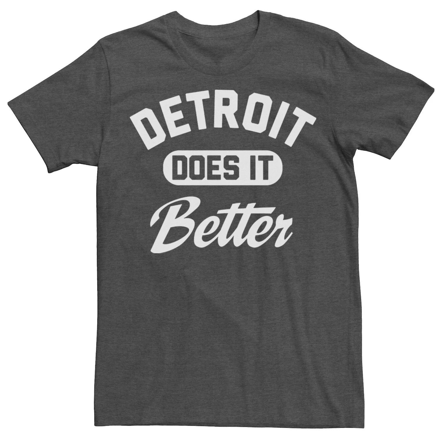 Мужская футболка «Detroit Does It Better Hometown Destination» Licensed Character
Мужская футболка «Detroit Does It Better Hometown Destination» Licensed Character