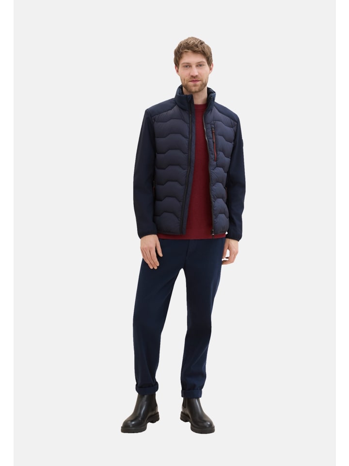 Стеганая куртка Tom Tailor, темно-синий
Стеганая куртка Tom Tailor, темно-синий