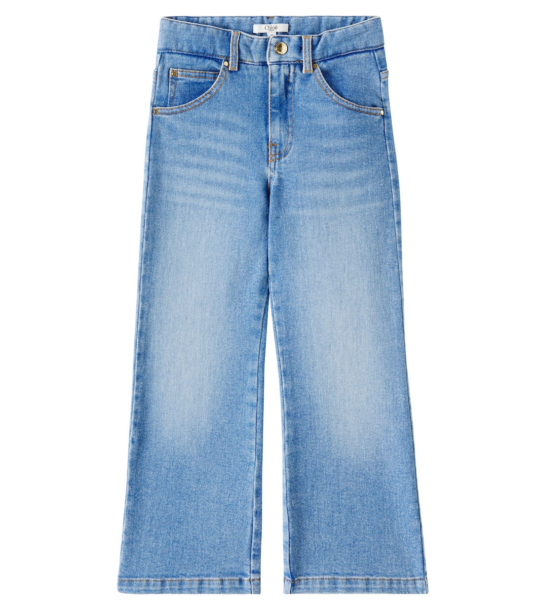 Прямые джинсы Chloé Kids, Bleach
Прямые джинсы Chloé Kids, Bleach