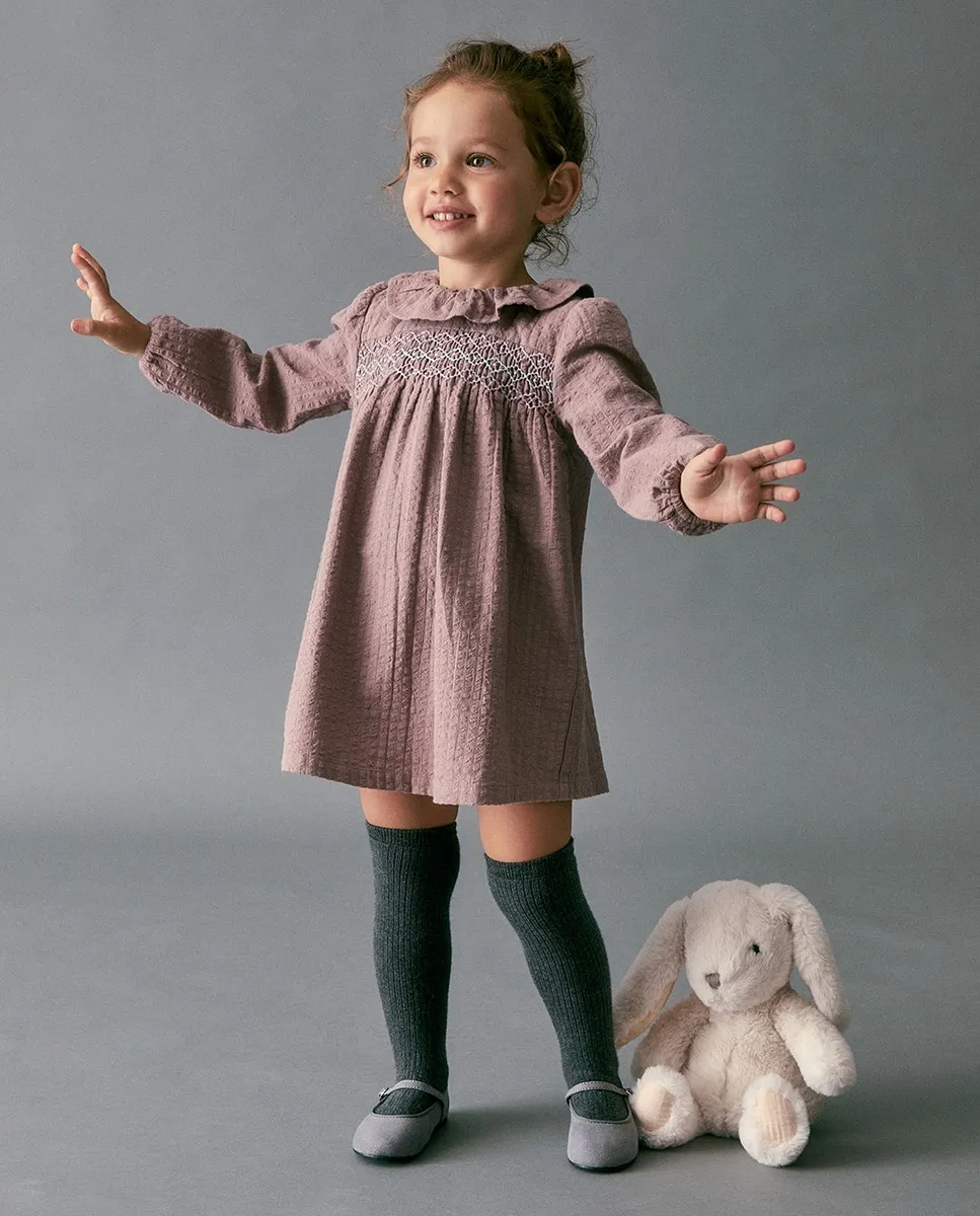 Платье добби с лифом Sfera, фиолетовый
Платье добби с лифом Sfera, фиолетовый