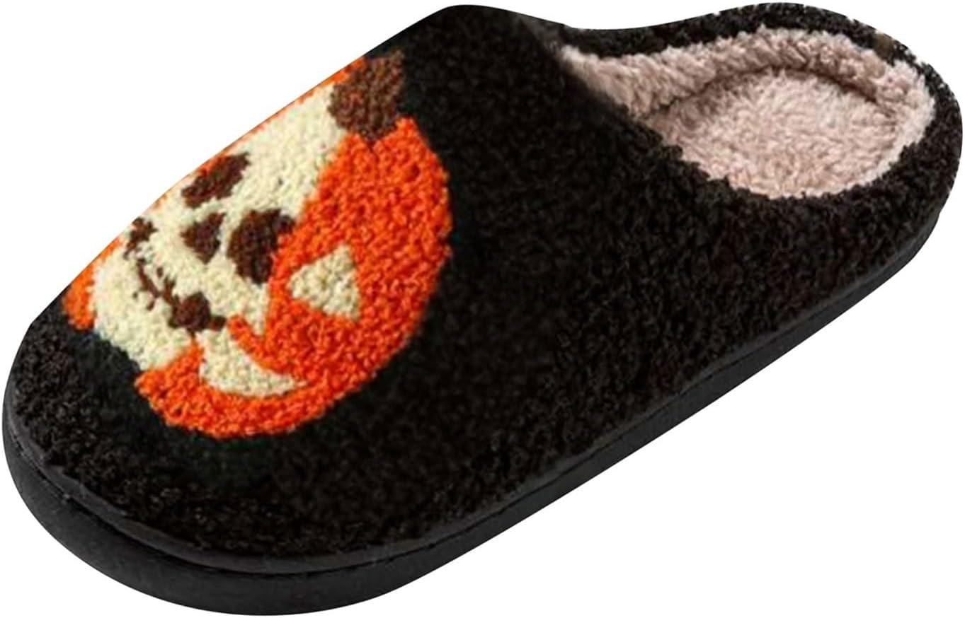 Домашние тапочки на Хэллоуин для женщин и мужчин, в стиле ретро, удобные, комфортные для спальни и улицы, мягкие, плюшевые, пушистые, зимние Generic, черный
Домашние тапочки на Хэллоуин для женщин и мужчин, в стиле ретро, удобные, комфортные для спальни и улицы, мягкие, плюшевые, пушистые, зимние Generic, черный