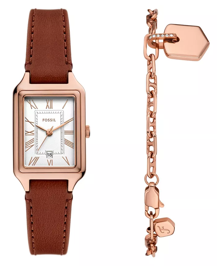 Женские часы и браслет Raquel Three-Hand Date Medium Brown Leather, 23 мм Fossil
Женские часы и браслет Raquel Three-Hand Date Medium Brown Leather, 23 мм Fossil