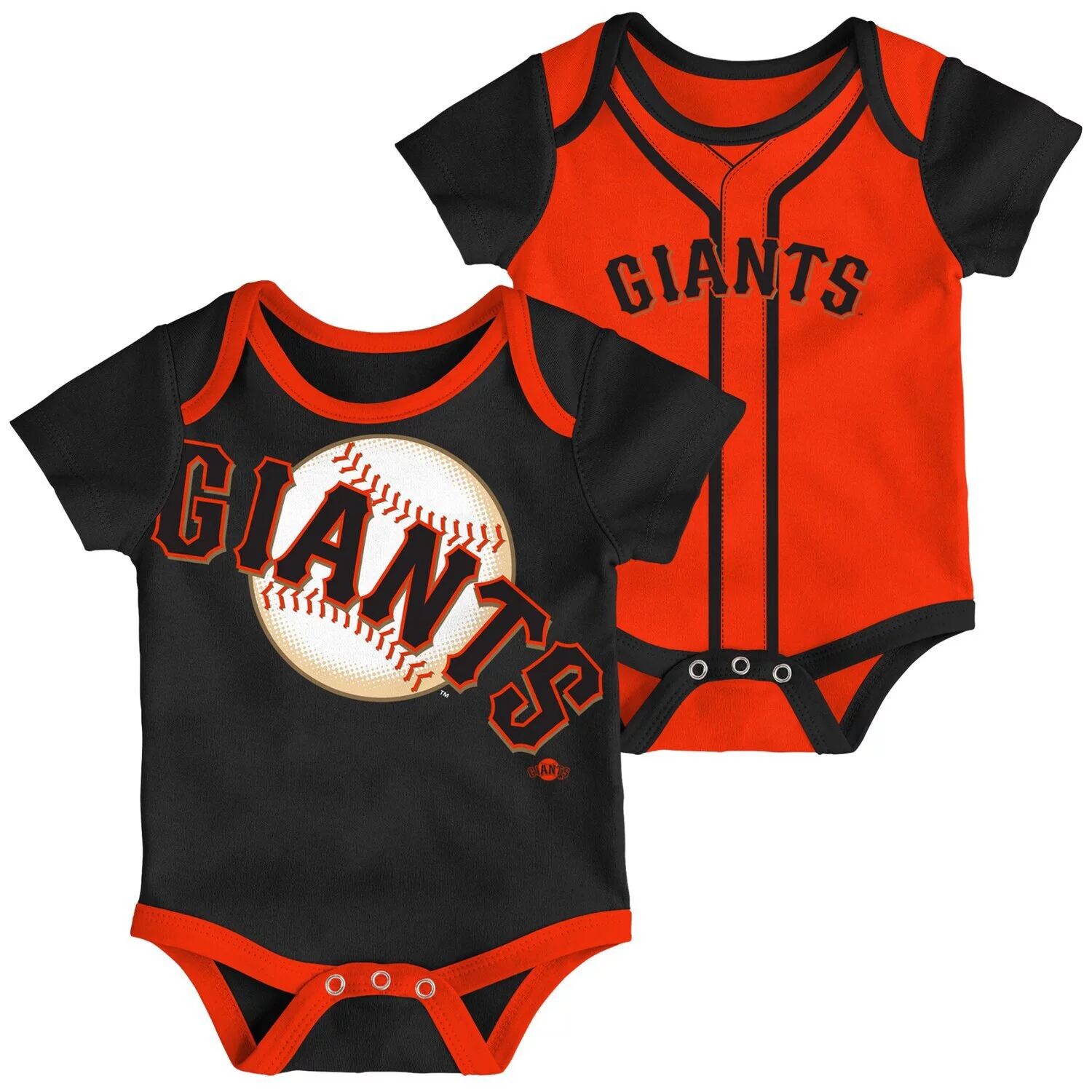 Комплект из 2 двойных боди для младенцев черного/оранжевого цвета San Francisco Giants Outerstuff, Черный, Комплект из 2 двойных боди для младенцев черного/оранжевого цвета San Francisco Giants Outerstuff
Комплект из 2 двойных боди для младенцев черного/оранжевого цвета San Francisco Giants Outerstuff, Черный, Комплект из 2 двойных боди для младенцев черного/оранжевого цвета San Francisco Giants Outerstuff