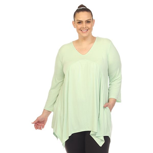 Женский топик с завышенной талией и V-образным вырезом Plus Size Wm Fashion, Sage
Женский топик с завышенной талией и V-образным вырезом Plus Size Wm Fashion, Sage
