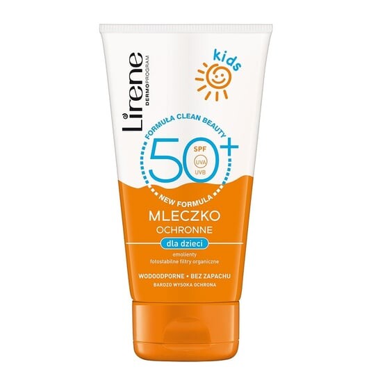 Защитное молочко для детей SPF50+ 150мл Lirene,Sun Kids
Защитное молочко для детей SPF50+ 150мл Lirene,Sun Kids