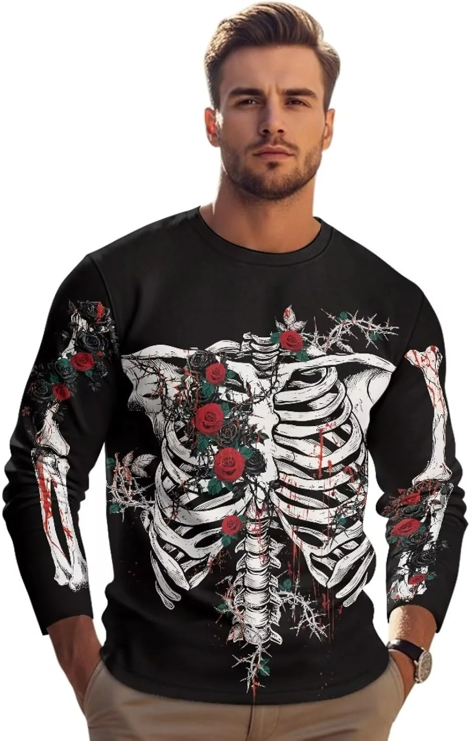 Мужская футболка с длинным рукавом AFPANQZ Moisture Wicking
Мужская футболка с длинным рукавом AFPANQZ Moisture Wicking