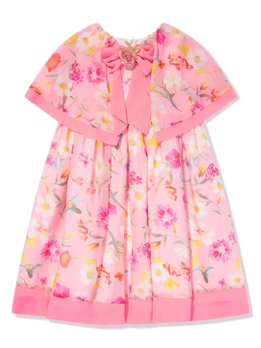 Платье с бантом и цветочным принтом Patachou, розовый
Платье с бантом и цветочным принтом Patachou, розовый