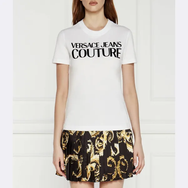 Облегающая футболка Versace, белый
Облегающая футболка Versace, белый