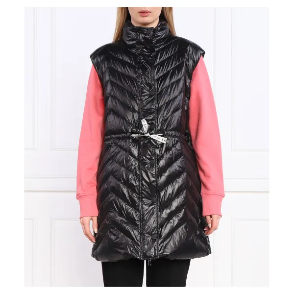Пуховик без рукавов стандартного кроя Twin-Set, черный
Пуховик без рукавов стандартного кроя Twin-Set, черный