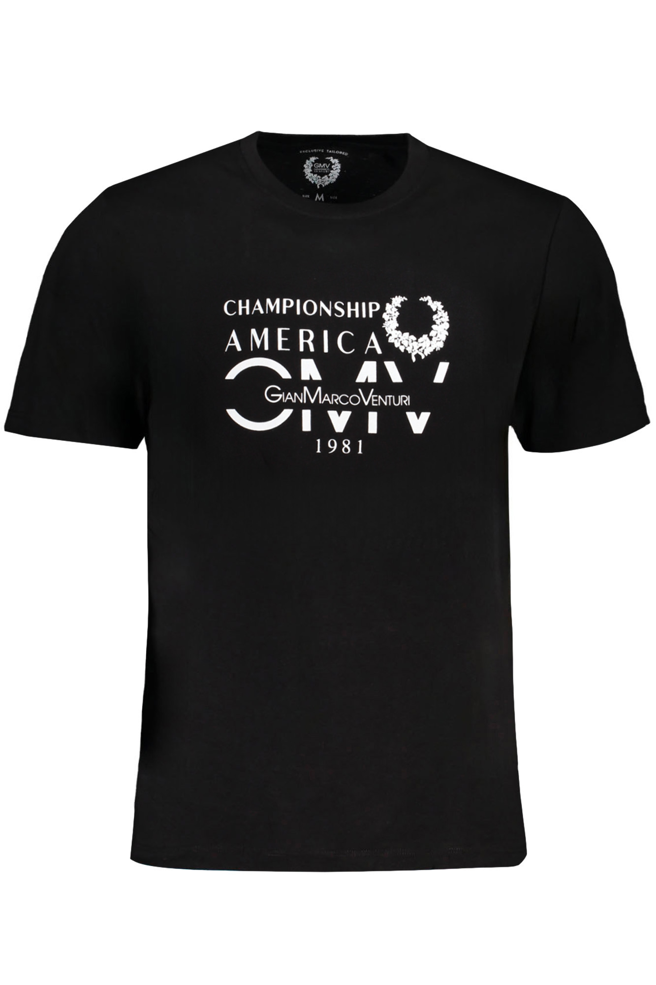 Мужская футболка Gian Marco Venturi хлопковая с логотипом и надписью, черный
Мужская футболка Gian Marco Venturi хлопковая с логотипом и надписью, черный