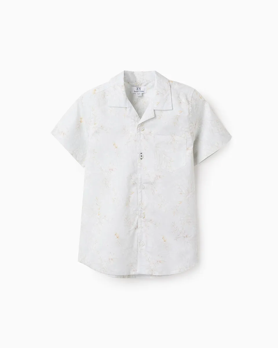 Рубашка для мальчика с цветочным принтом и V-образным вырезом Zippy, зеленый
Рубашка для мальчика с цветочным принтом и V-образным вырезом Zippy, зеленый