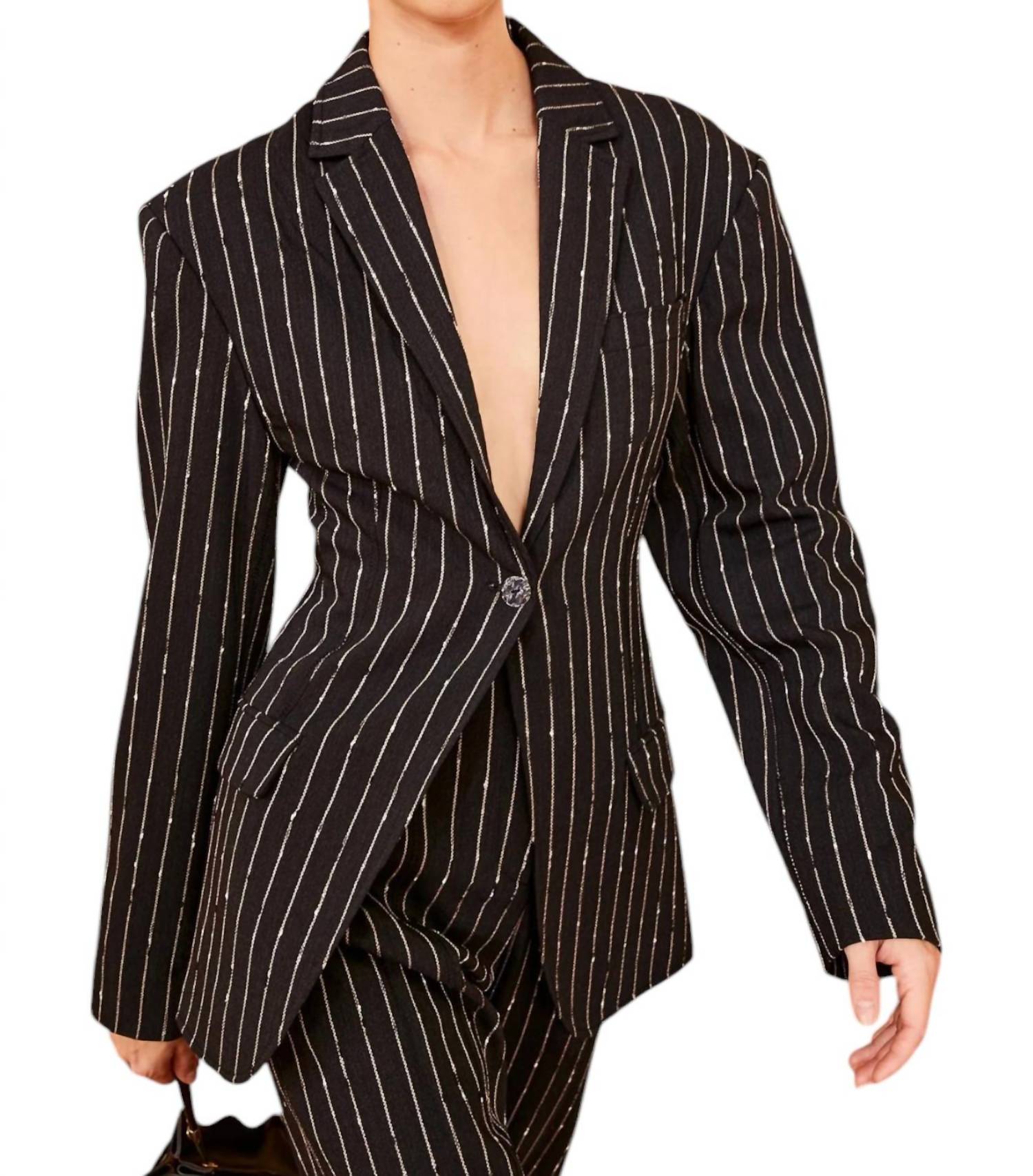 Блейзер Dhemi в цвете Noir Ulla Johnson
Блейзер Dhemi в цвете Noir Ulla Johnson